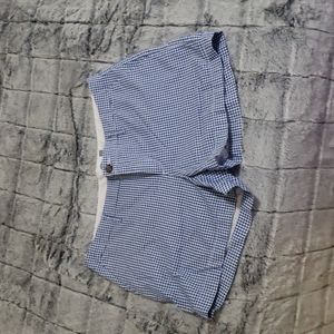 Old navy blue and white shorts